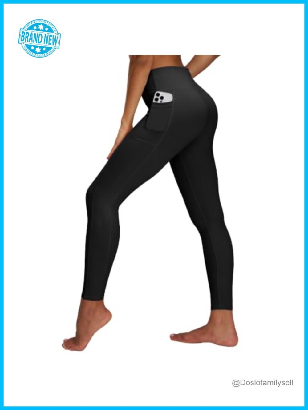 High Waisted Tummy Control Full Length Leggings Women's Workout Yoga Pants